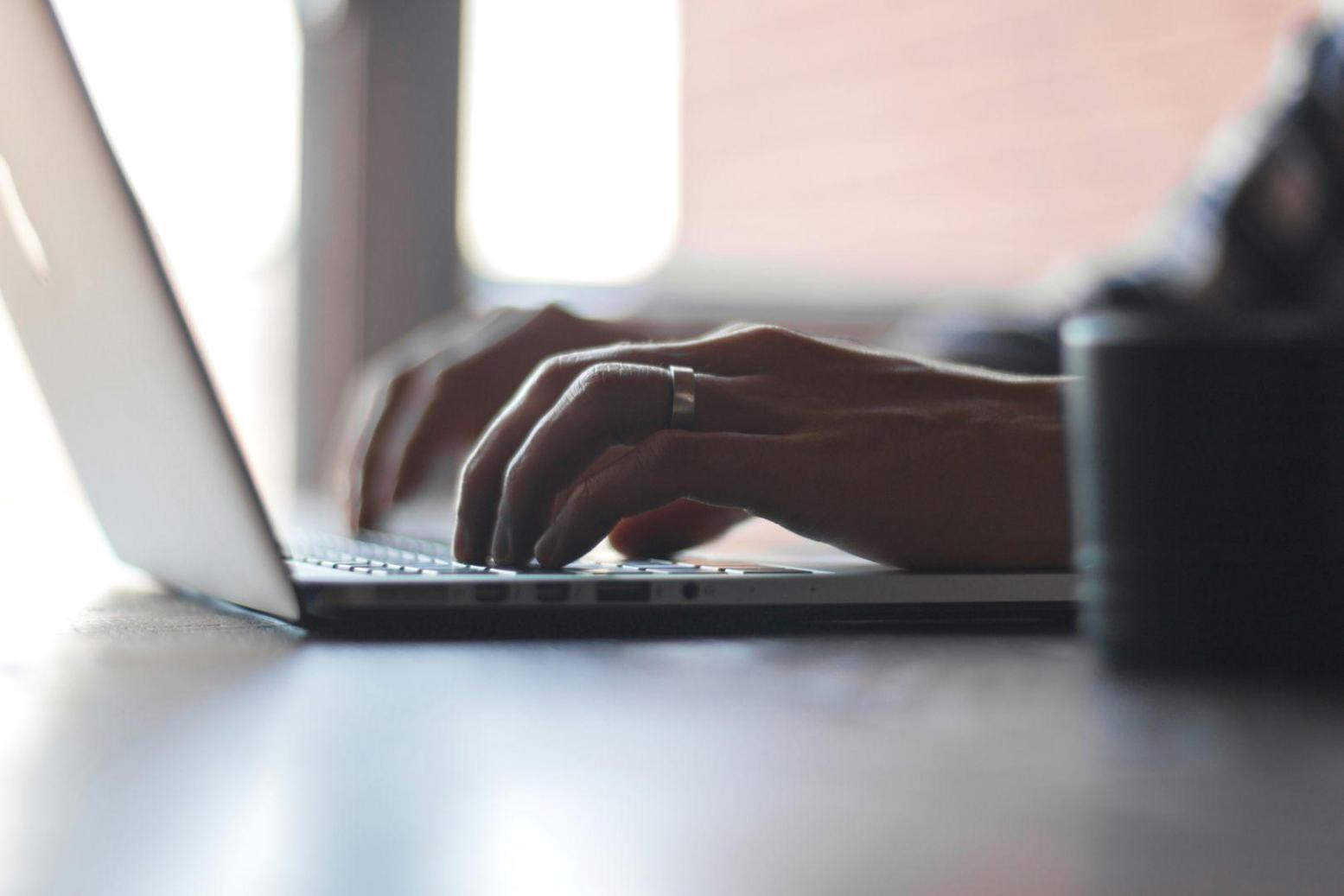 Modern office workspace with financial planning tools